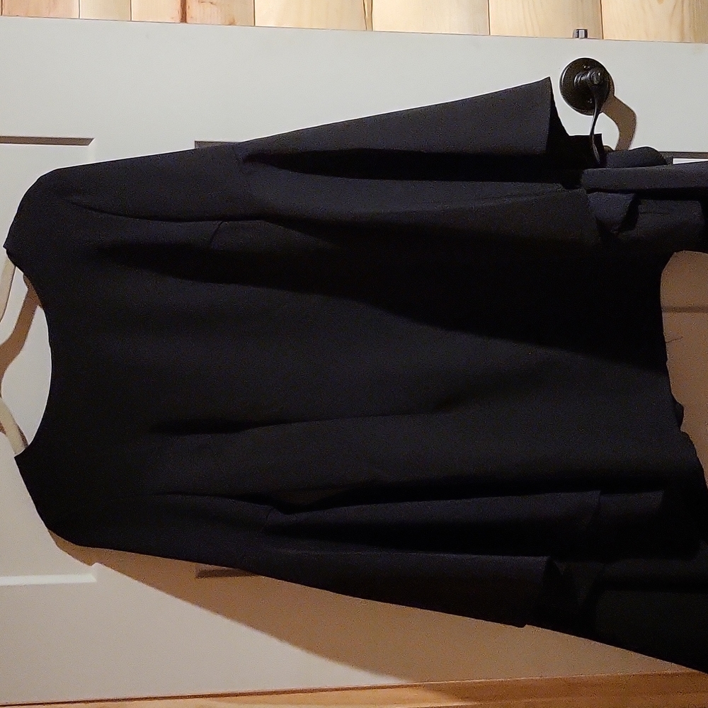 Black Bell Sleeve Sheath Dress